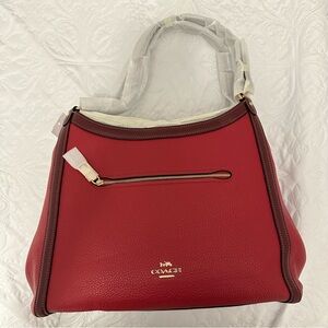 NWT Gorgeous Classic Red Coach Handbag Purse